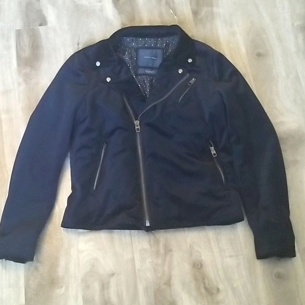 Zara Motor Velvet Jacket